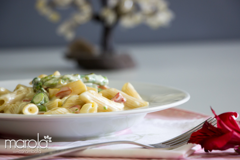 Receita de Penne com molho de ricota e aspargos 10 Receitas Leves e Práticas para o Verão