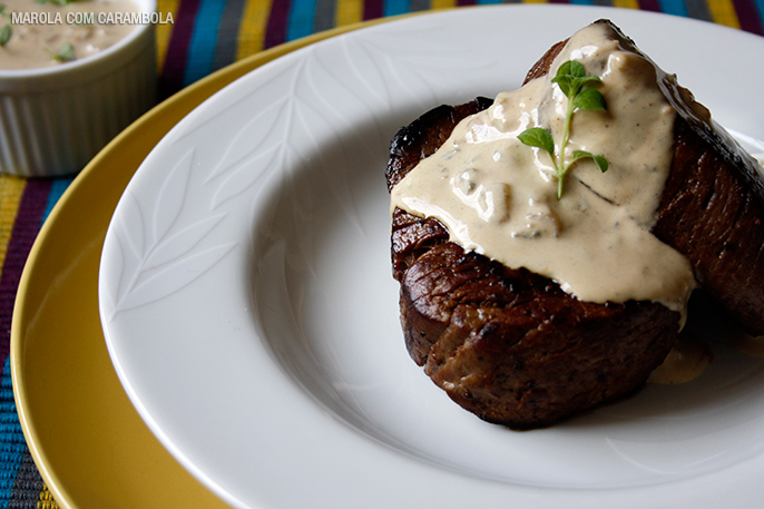 Receita de medalhão de filé mignon com molho gorgonzola Receita de medalhão de filé mignon com molho gorgonzola