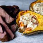 Receita de Abóbora Assada Recheada com Tomate Seco