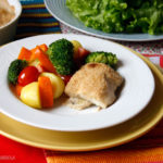 Receita de Bacalhau com Natas e Legumes