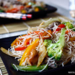 Receita de Bifum com filé e legumes