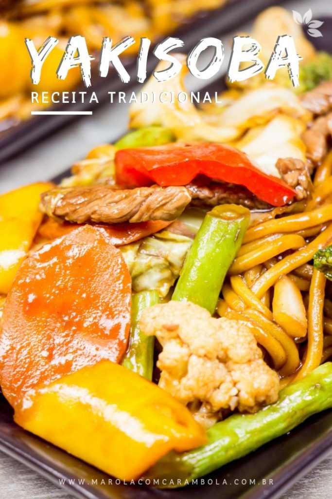 Receita de Yakisoba - Como fazer yakisoba tradicional