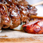 Receita de Espetinho de Carne com Molho Teriyaki