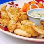 Mini croissants de queijo