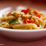 Receita de Penne ao creme com manteiga de garrafa