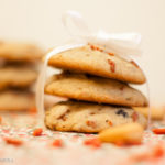 Receita de cookie de goji berry com blueberry e castanhas de caju