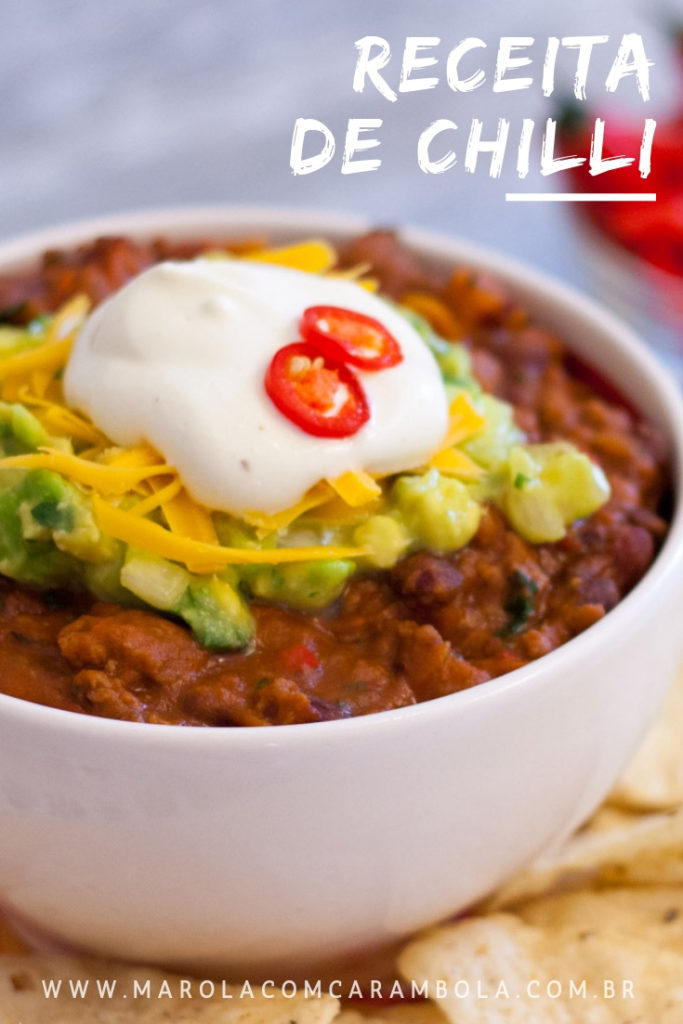Receita de chilli mexicano original para encontros em família