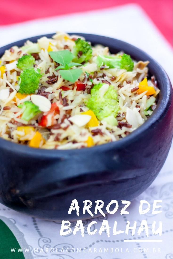 Receita de arroz de bacalhau - Receita de Natal Receita de arroz de bacalhau