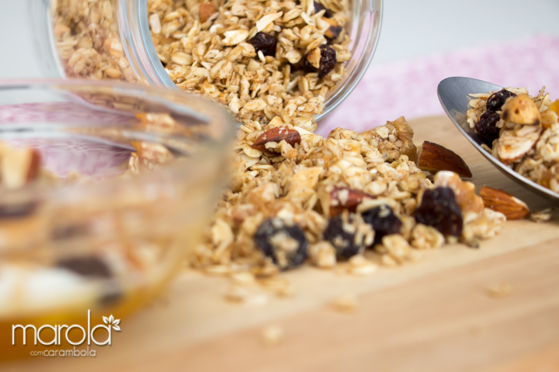 Receita de granola caseira