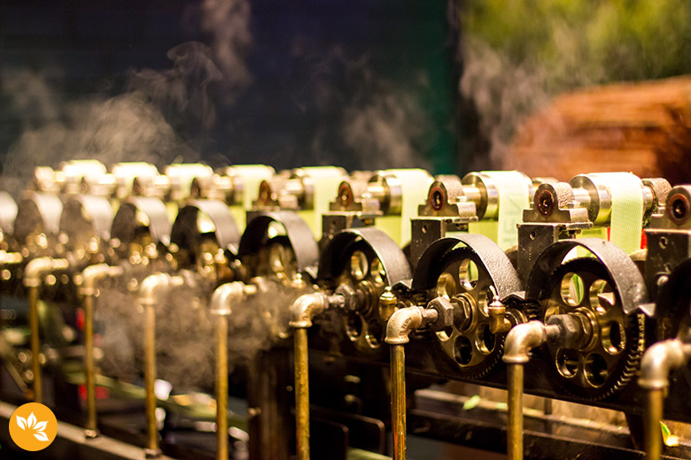 O Mundo a Vapor tem passeio de trem O Mundo a Vapor tem passeio de trem