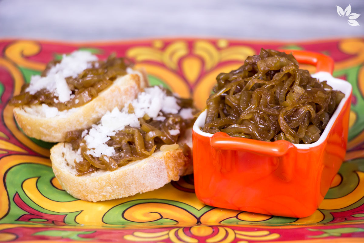 Receita de Cebolas Caramelizadas
