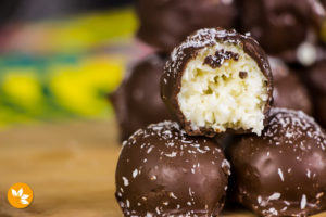 Receita de Bombom de Coco - Prestígio