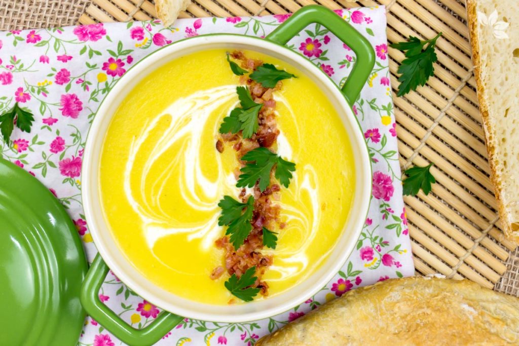 Receita de Creme de Mandioquinha - Batata baroa