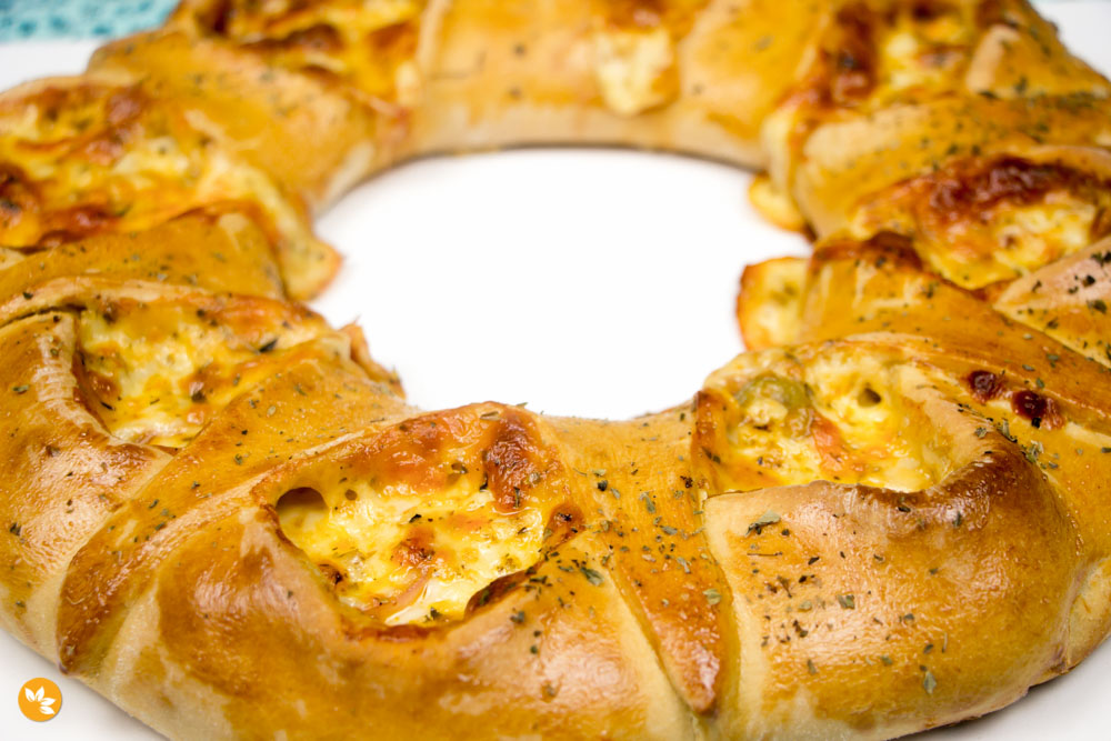 Receita de Pão Recheado com Calabresa e Muçarela Receita de Pão Recheado com Calabresa e Muçarela