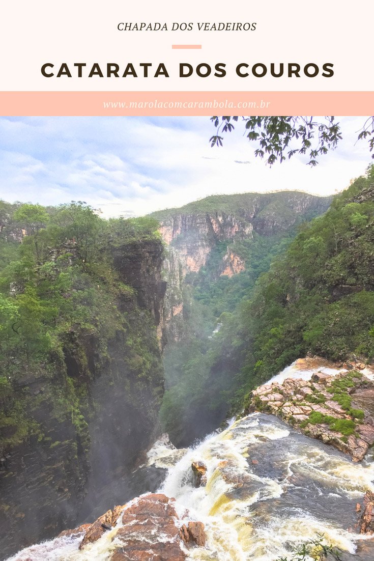 Catarata dos Couros – As cachoeiras com quedas de 100 metros de altura que impressionam na Chapada dos Veadeiros - Goiás.