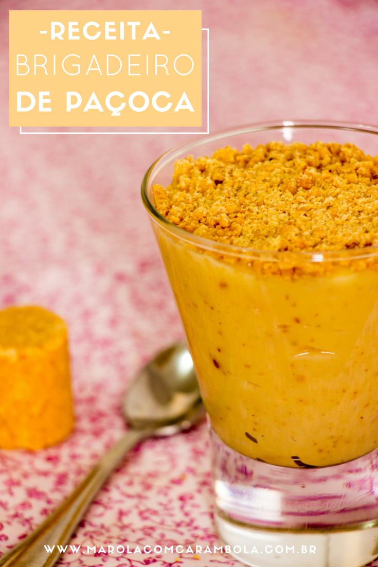 Receita de Brigadeiro de Paçoca de Colher