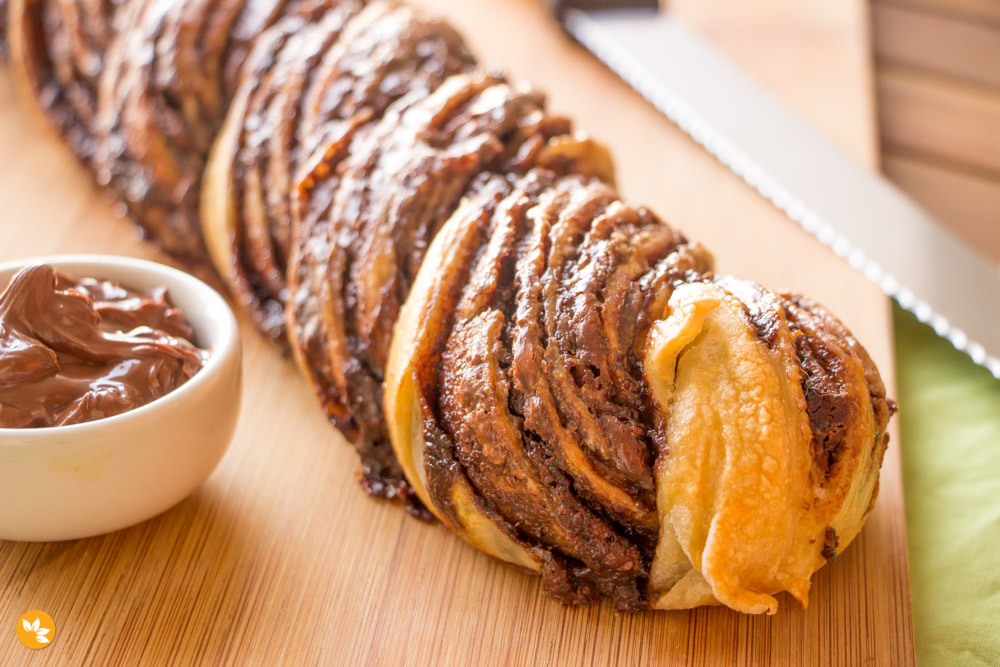 Receita de Pão Recheado de Nutella