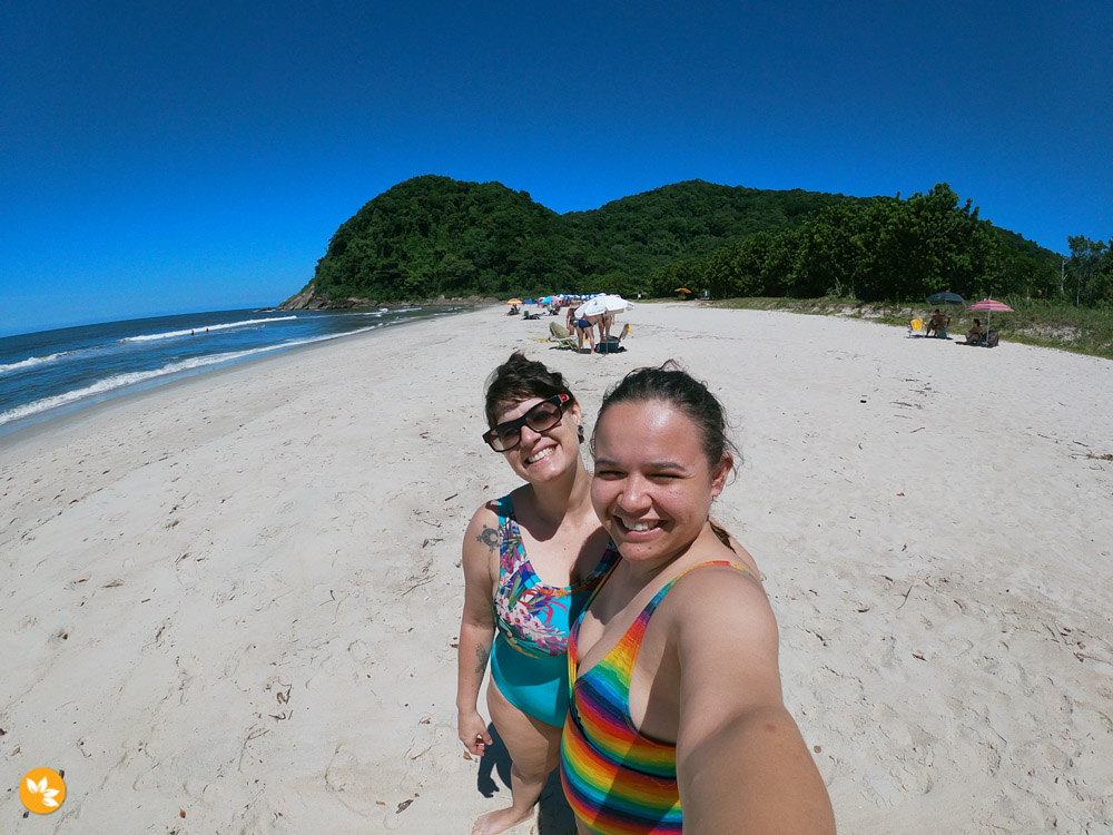 Amanda e Eloah na Praia da Juréia em São Sebastião - Litoral Norte de São Paulo Amanda e Eloah na Praia da Juréia em São Sebastião - Litoral Norte de São Paulo