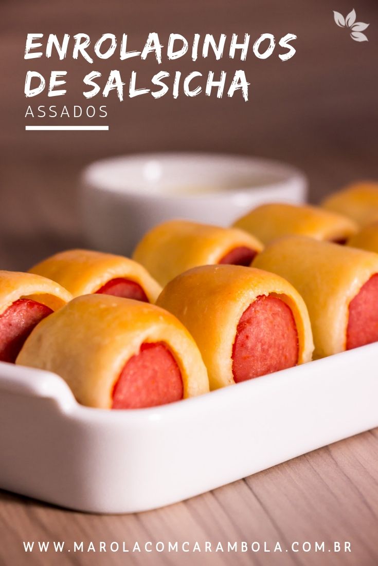 Receita de Enroladinho de salsicha