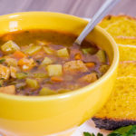 Receita de Sopa de Frango com Legumes