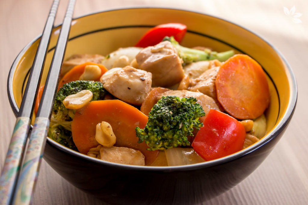 Receita de Frango Xadrez