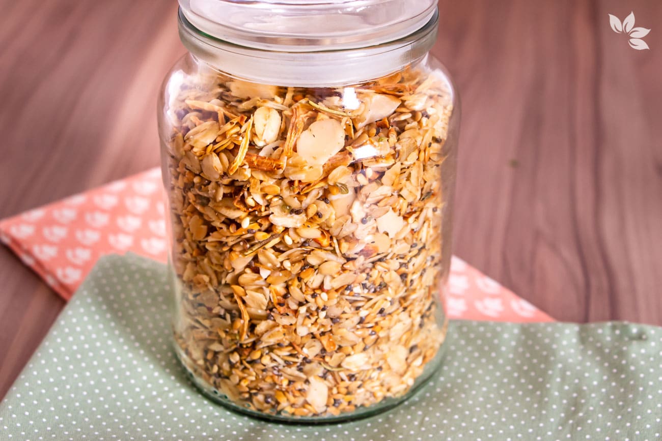 Receita de Granola Salgada Receita de Granola Salgada