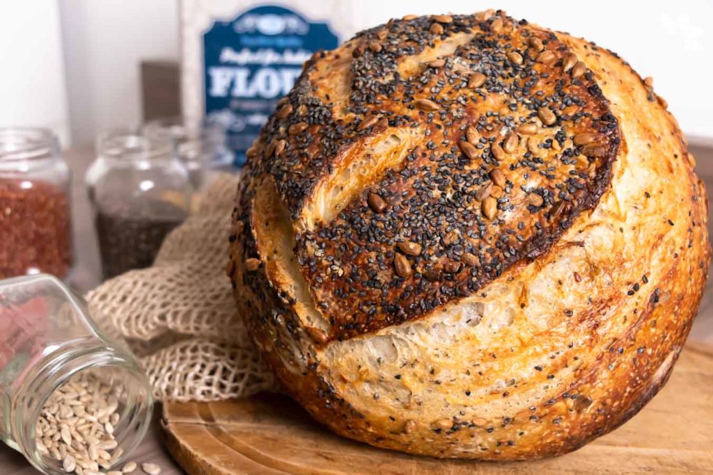 Receita de Pão de Sementes Fermentadas