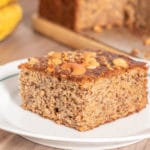 Receita de Bolo de Banana Integral